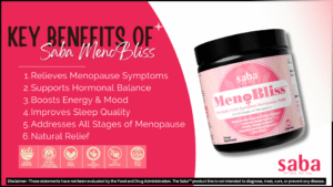 Saba MenoBliss™ Benefits