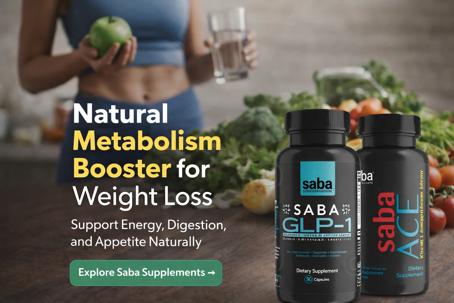 Natural Metabolism Booster for Weight Loss Improve Energy & Digestion