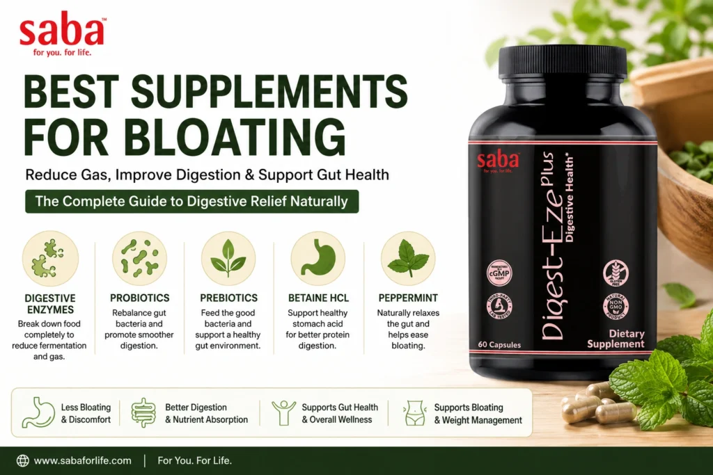 Best Supplements for Bloating Digestive Enzymes, Probiotics & Gut Health Support