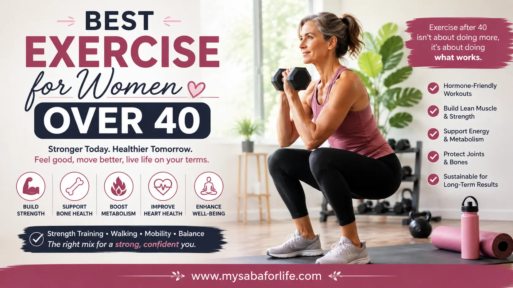 Best Exercise for Women Over 40