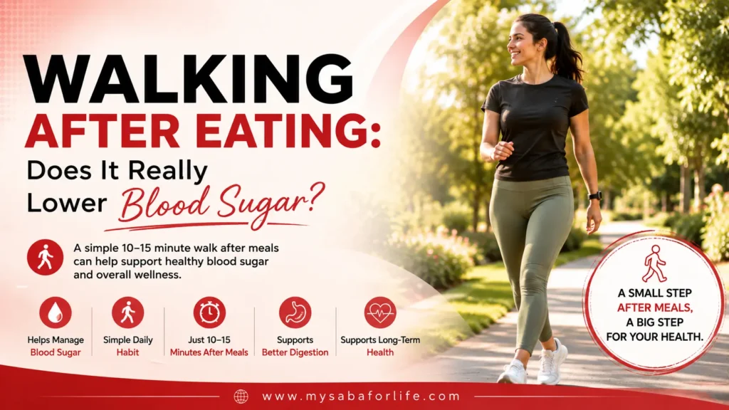 Does Walking After Eating Lower Blood Sugar