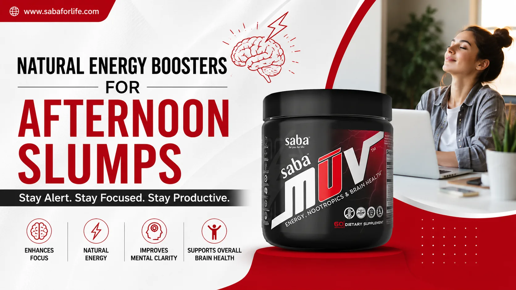 Natural Energy Boosters for Afternoon Slumps