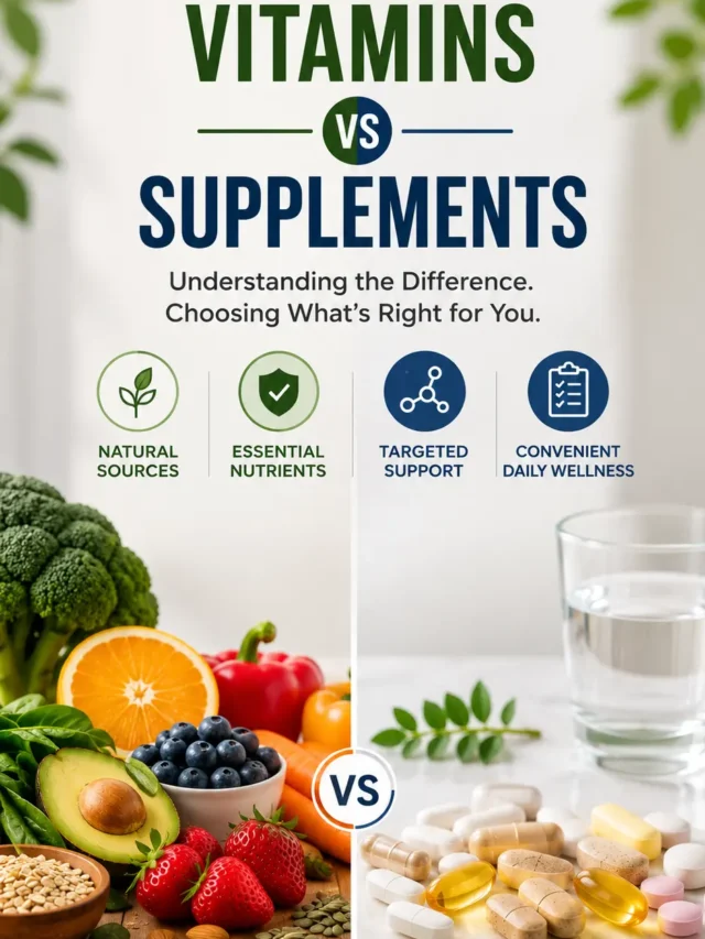 Vitamins vs Supplements: What’s Right for You?