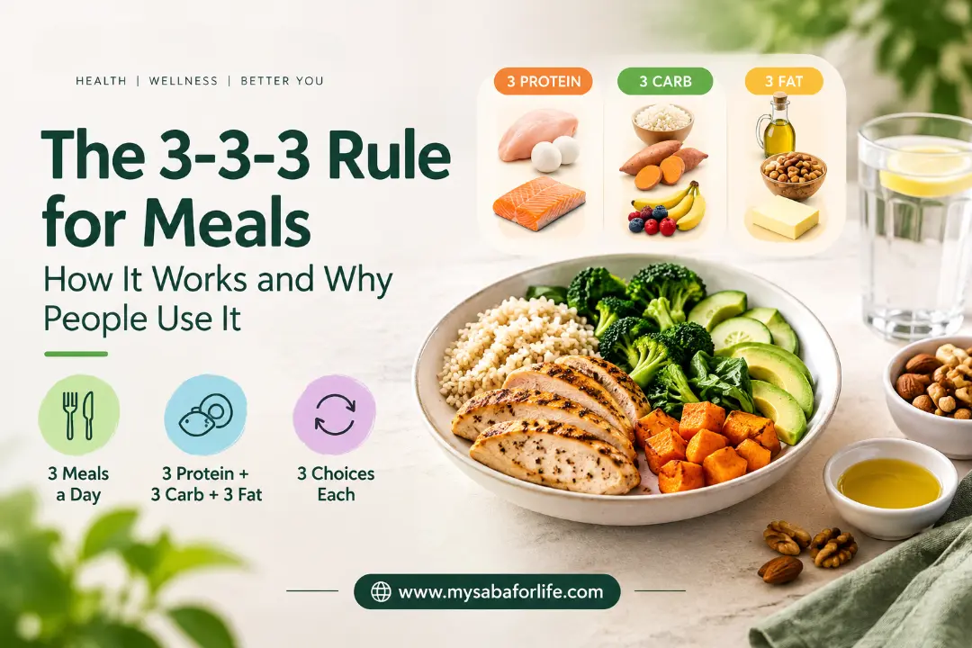 The 3-3-3 Rule for Meals