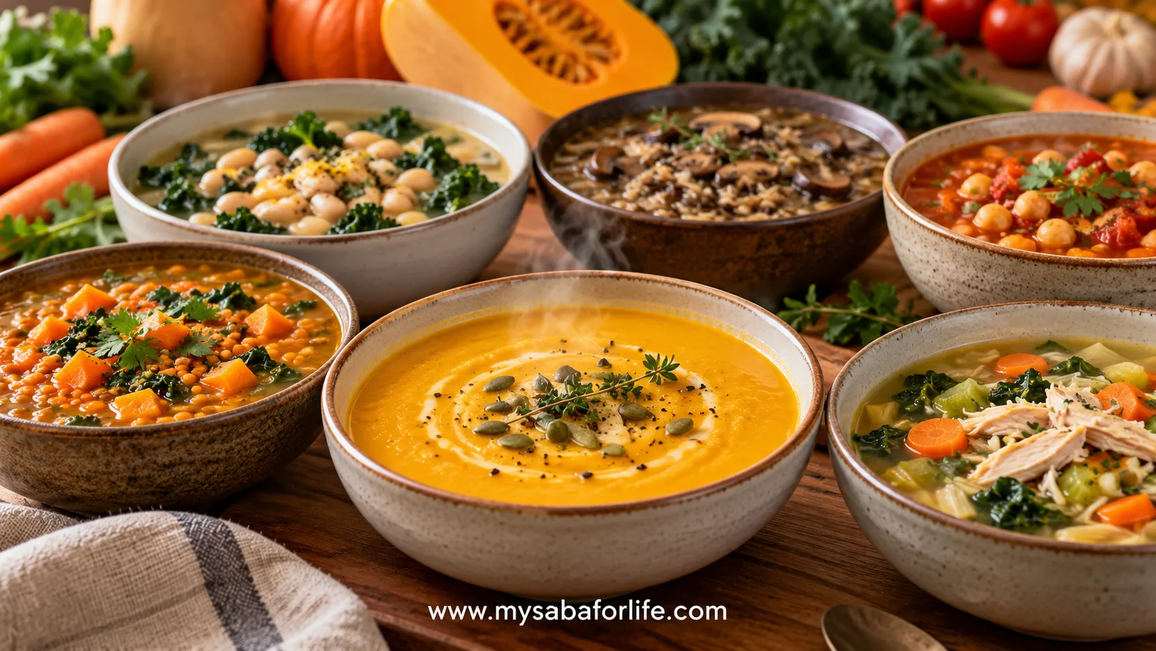 Warm Autumn Soup Feast